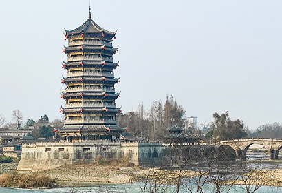 唐と宋の風雅に癒される1日ツアー:成都・元通古鎮・罨画池